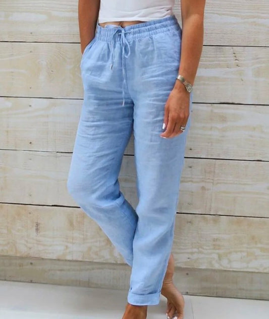 Solène | Pantalon fluide Coton & Lin