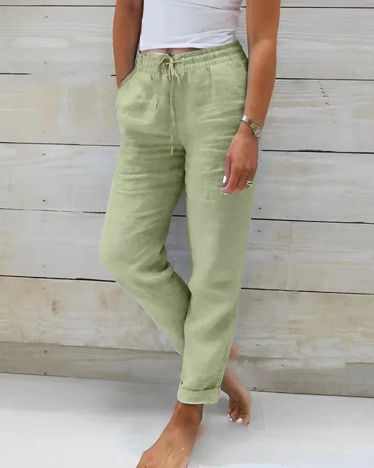 Solène | Pantalon fluide Coton & Lin