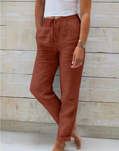 Solène | Pantalon fluide Coton & Lin