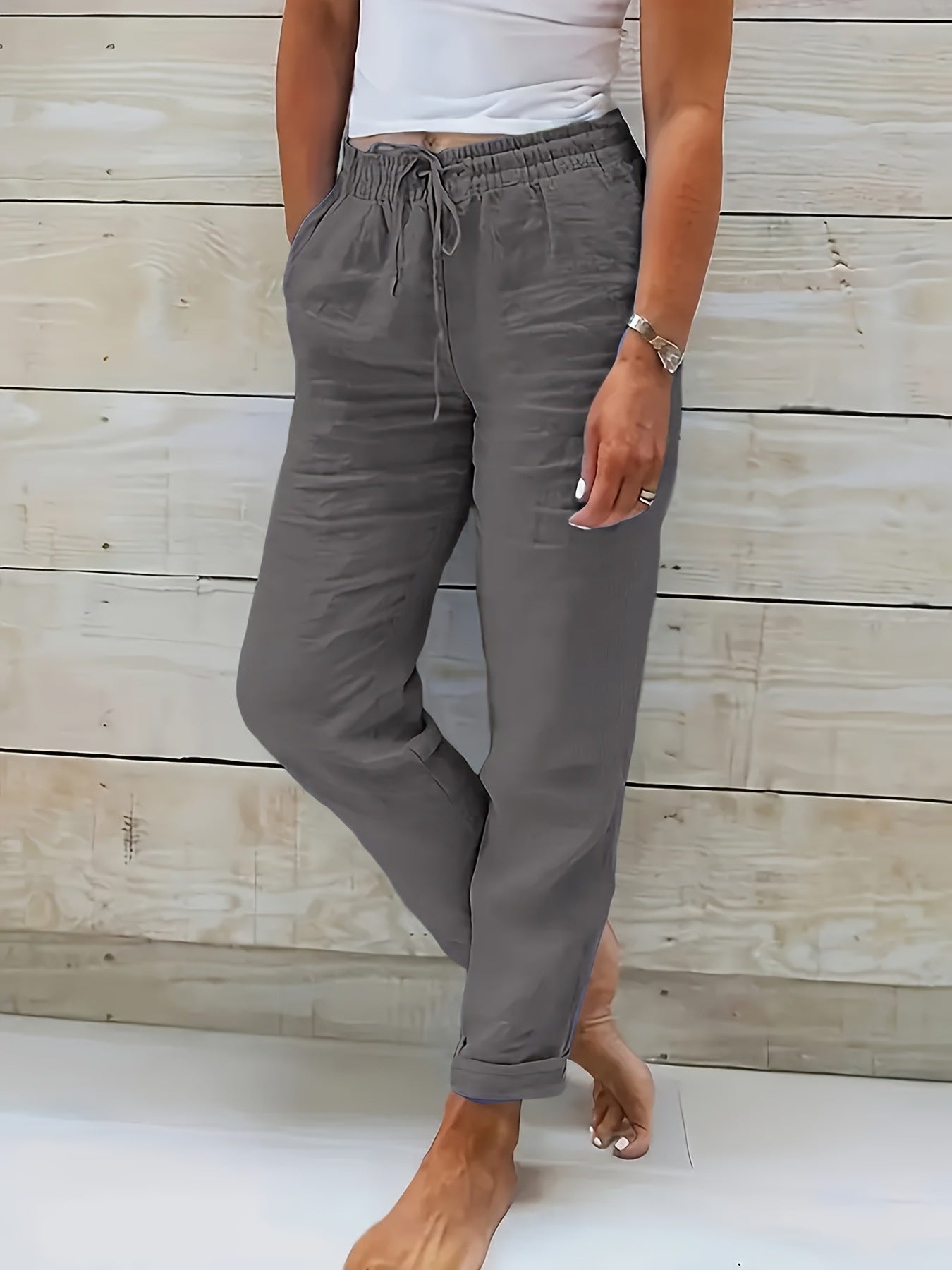 Solène | Pantalon fluide Coton & Lin