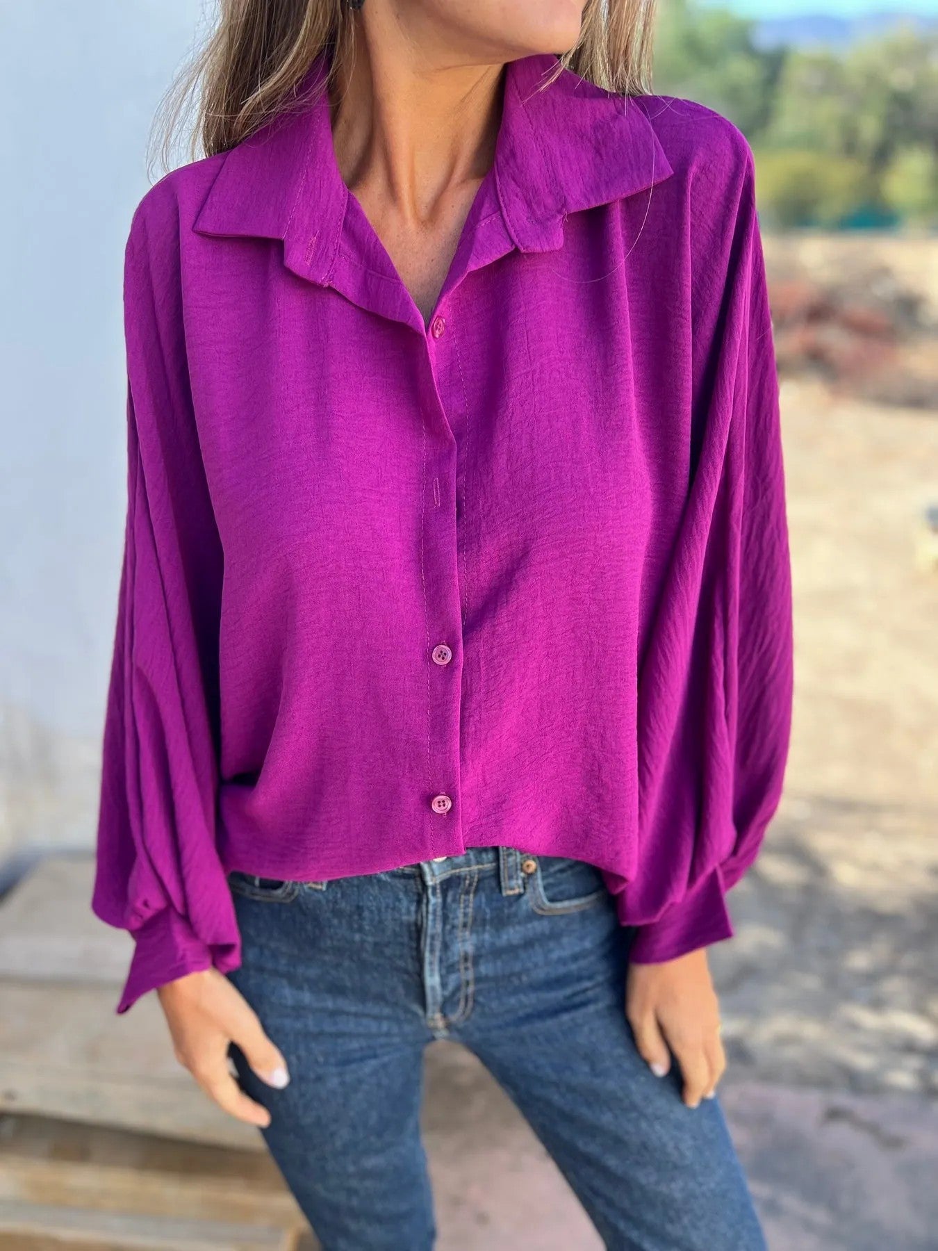 Chemise femme boutonnée