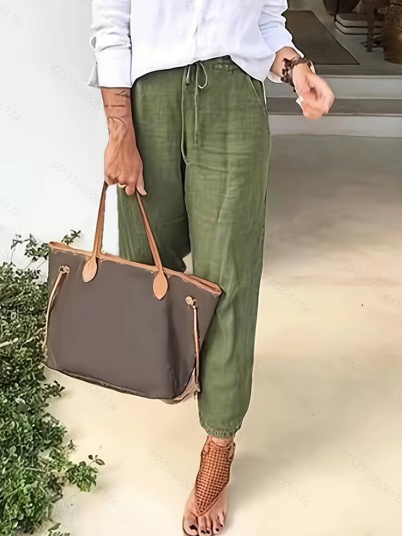 Solène | Pantalon fluide Coton & Lin